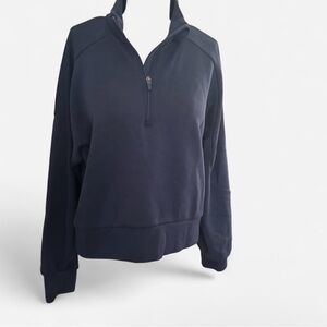 Sincerely Jules Navy Quarter-Zip Sweatshirt